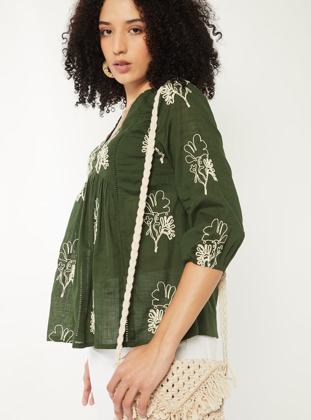 Women Embroidered Tunic