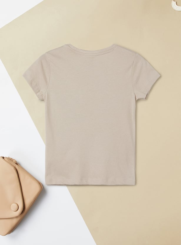 Girls Graphic Print T-shirt