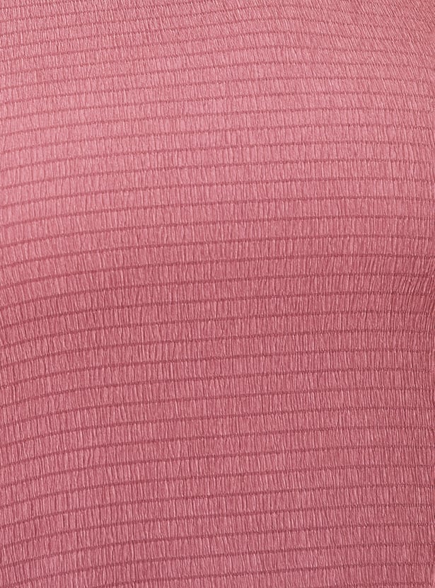 Women Textured T-shirt