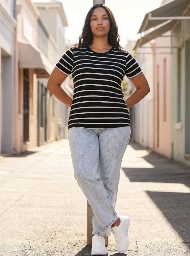 Women Striped T-shirt