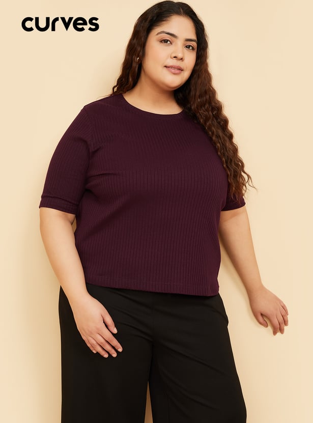 Women Ribbed T-shirt