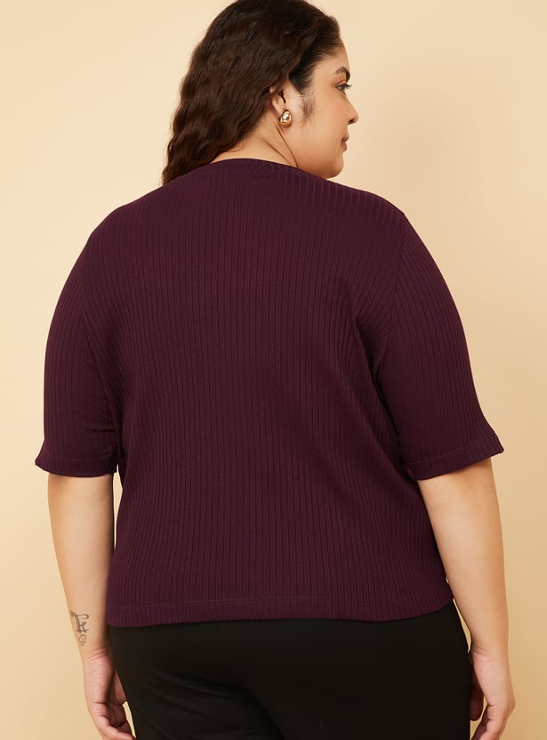 Women Ribbed T-shirt