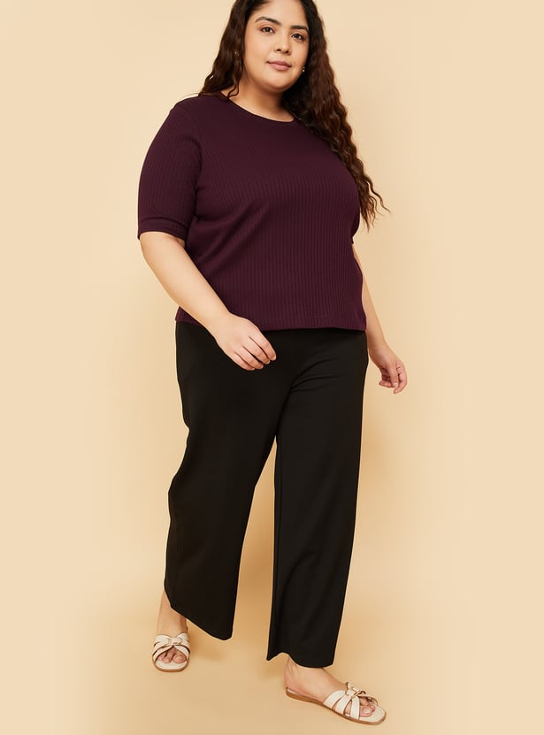 Women Ribbed T-shirt