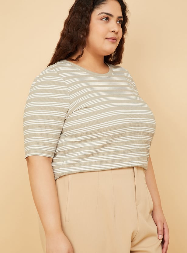 Women Striped T-shirt