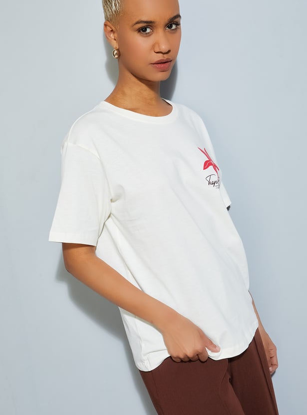 ALAYA F x URB_N Women Printed T-shirt