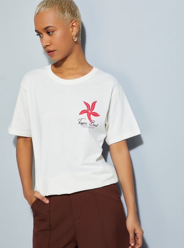 ALAYA F x URB_N Women Printed T-shirt
