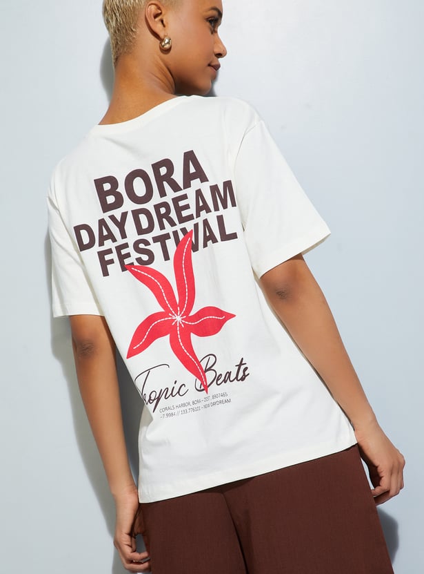 ALAYA F x URB_N Women Printed T-shirt