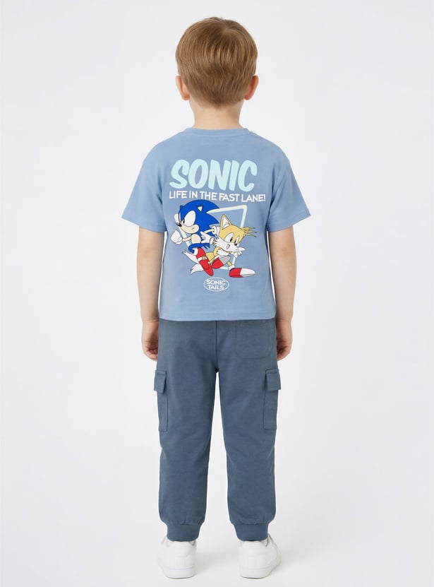 Boys Sonic Print T-shirt