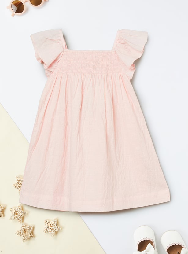 Girls Printed A-line Dress