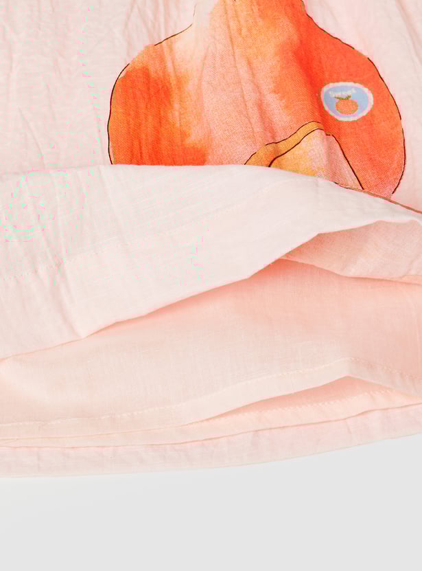 Girls Printed A-line Dress