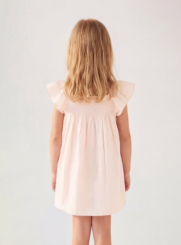 Girls Printed A-line Dress