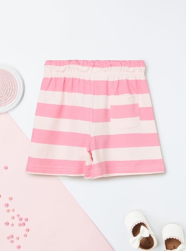 Girls Striped Shorts
