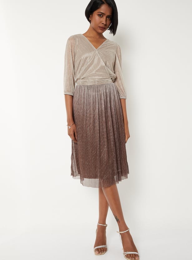Women Ombre A-line Dress