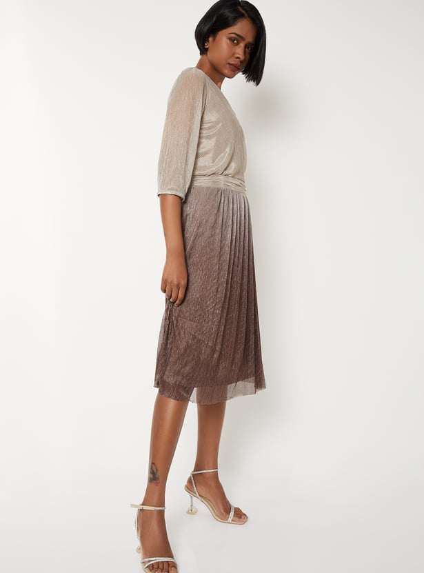 Women Ombre A-line Dress