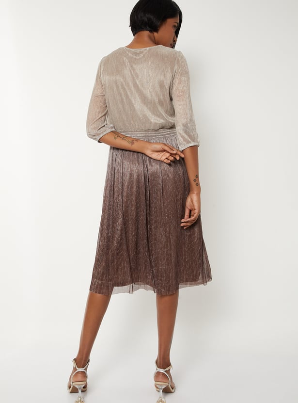 Women Ombre A-line Dress
