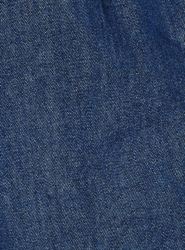 Girls Washed Denim Shorts