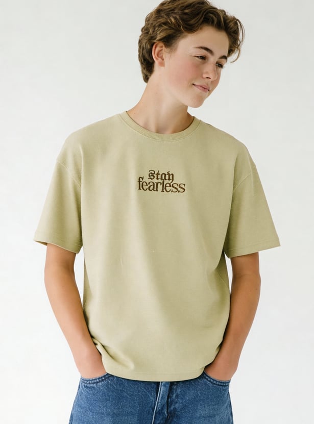 Boys Oversized Printed T-shirt