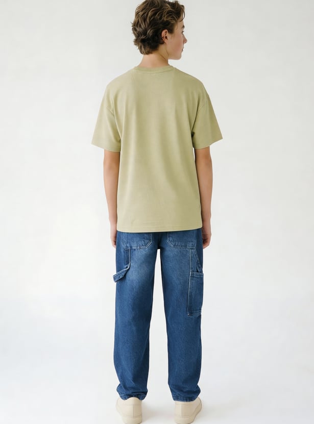 Boys Oversized Printed T-shirt