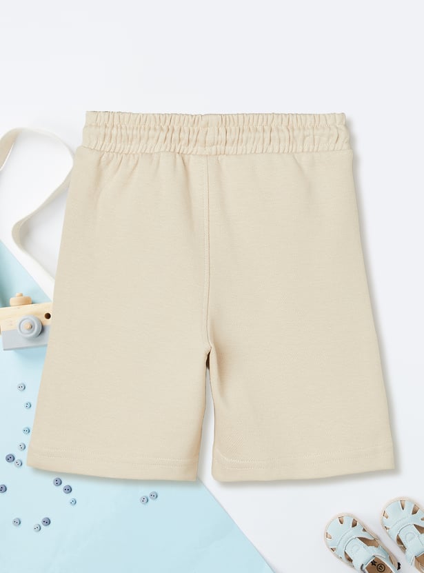 Boys Knit Shorts with Zip Pockets