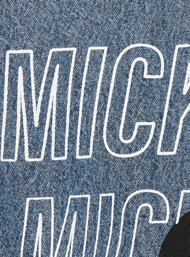 Boys Mickey Mouse Denim Shirt