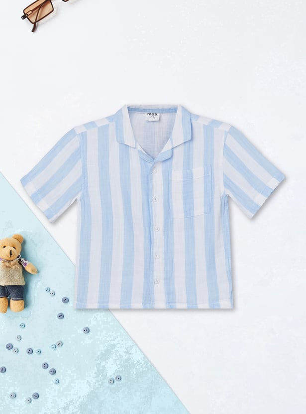 Boys Striped Resort Shirt