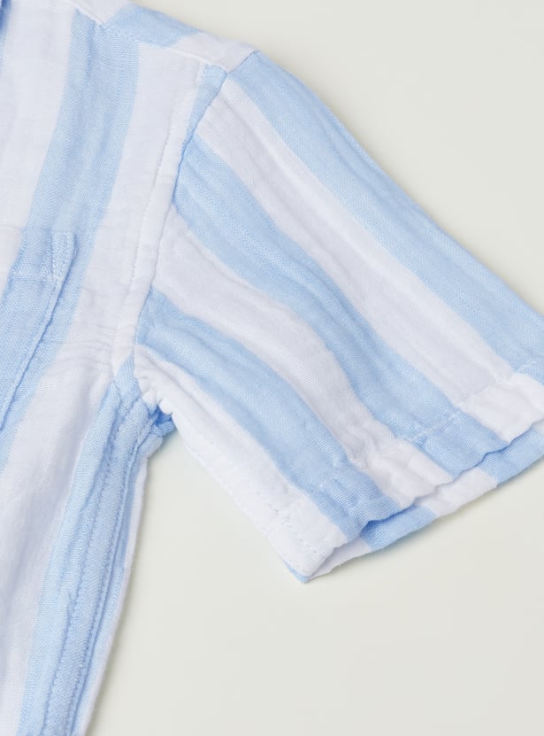 Boys Striped Resort Shirt