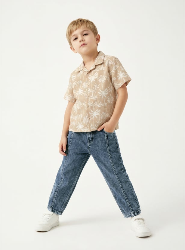 Boys Printed Resort Shirt