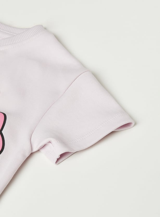 Girls Hello Kitty Print Top and Trousers