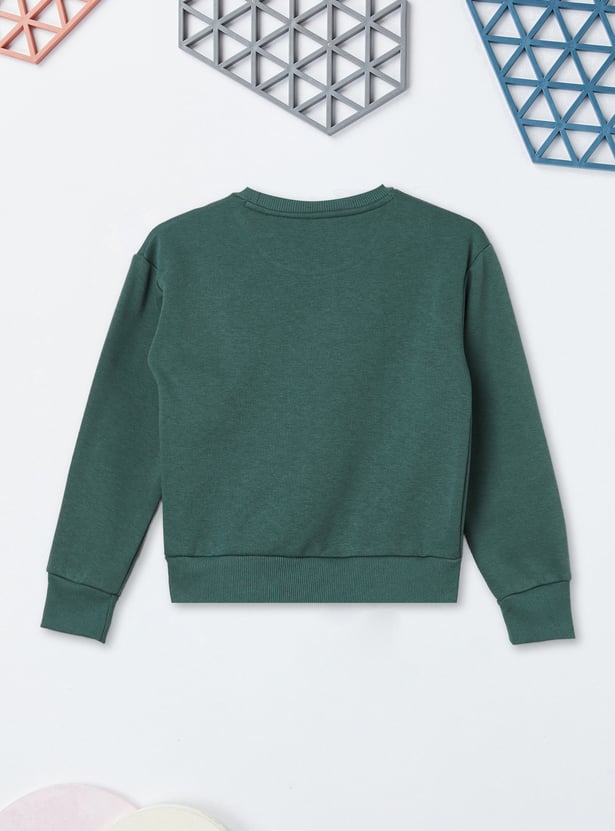 Girls Printed Sweatshirt