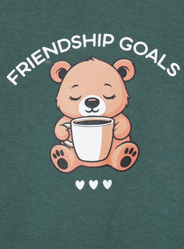 Girls Printed Sweatshirt