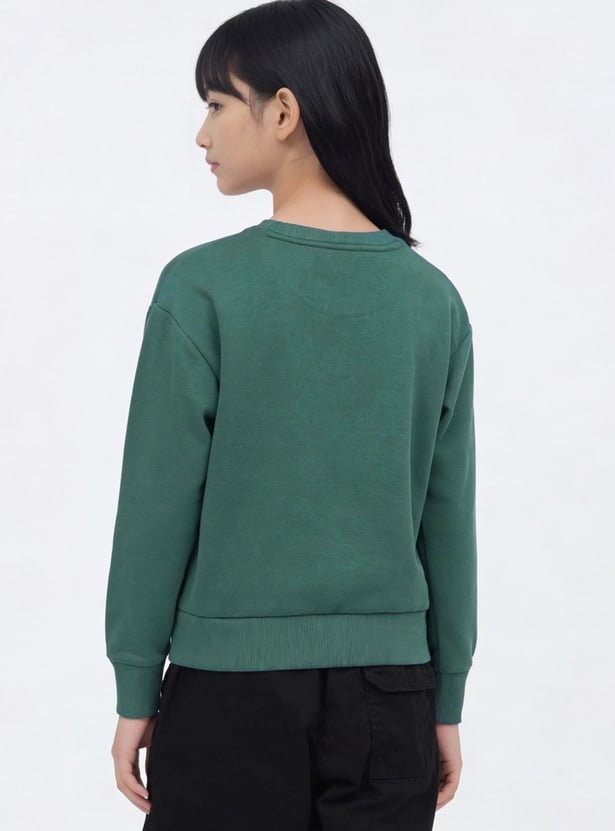 Girls Printed Sweatshirt