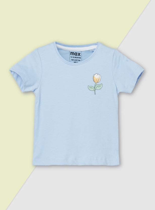 Girls Printed T-shirt - Pack of 3