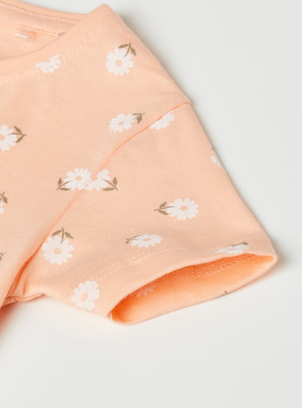 Girls Printed T-shirt - Pack of 3