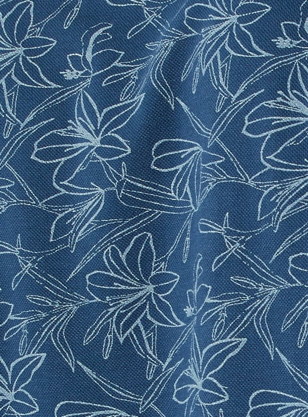 Men Printed Polo T-shirt