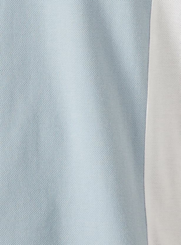 Men Colourblock Polo T-shirt