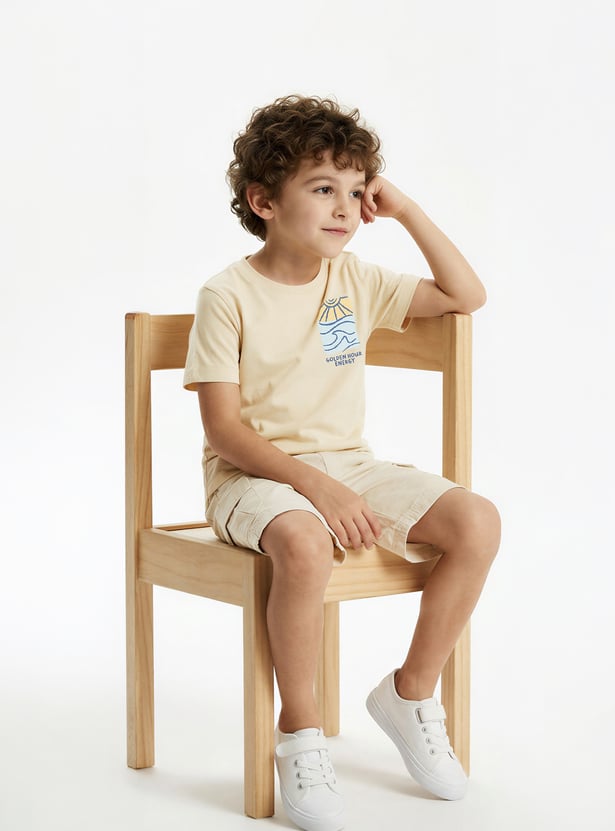 Boys Placement Print T-shirt