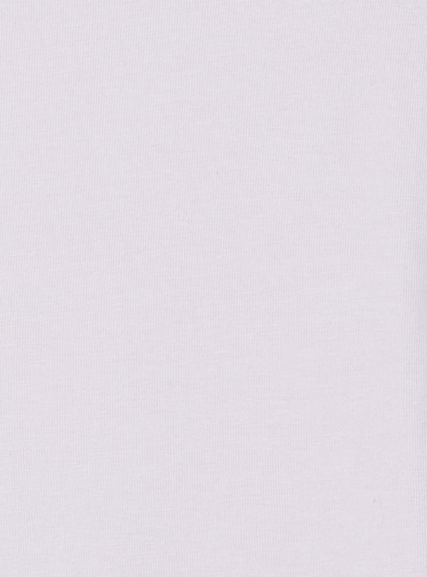 Girls Solid Flared Leggings