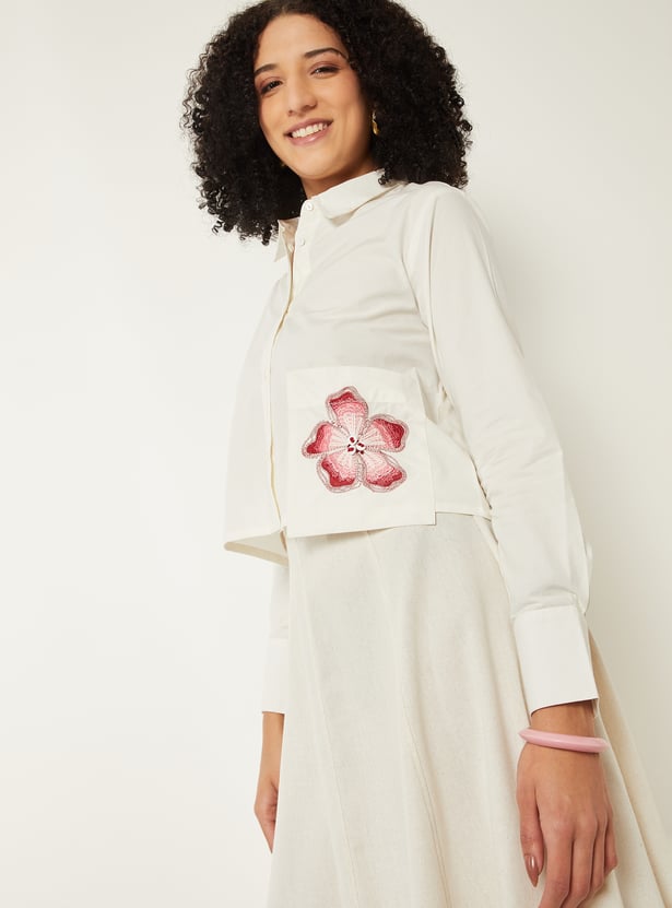 Women Embroidered Shirt