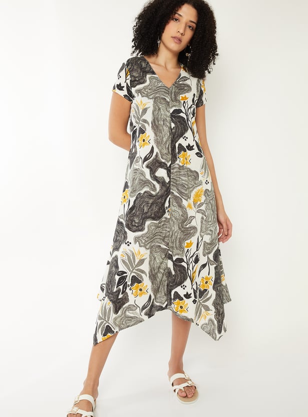 Women Printed A-line Dress