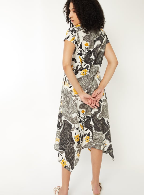 Women Printed A-line Dress