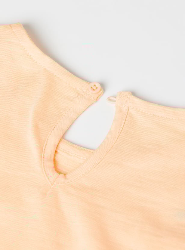 Girls Embroidered Poncho Top