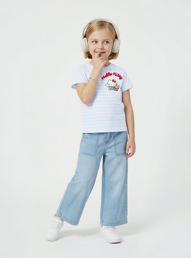 Girls Hello Kitty Print T-shirt