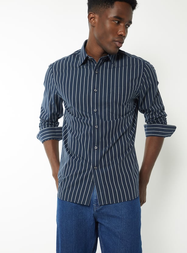 Men Striped Regular Fit Shirt