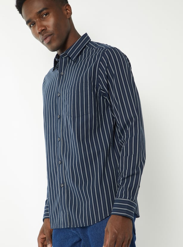 Men Striped Regular Fit Shirt