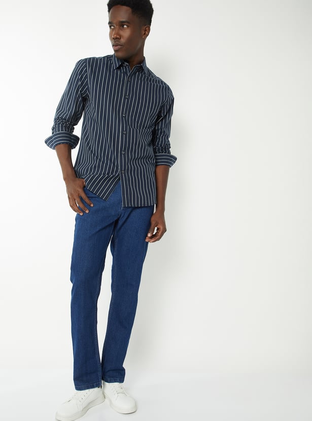 Men Striped Regular Fit Shirt
