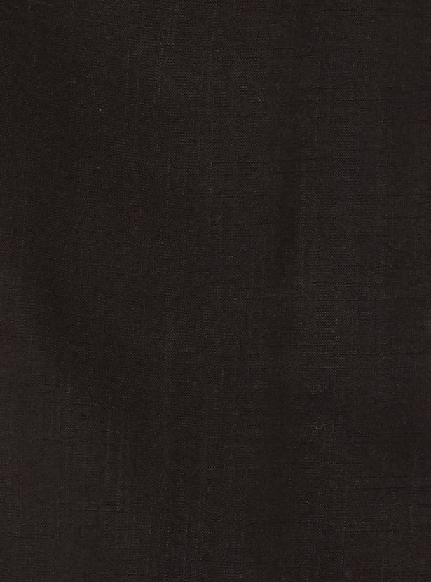 Women Mirror-Work Hem Palazzos