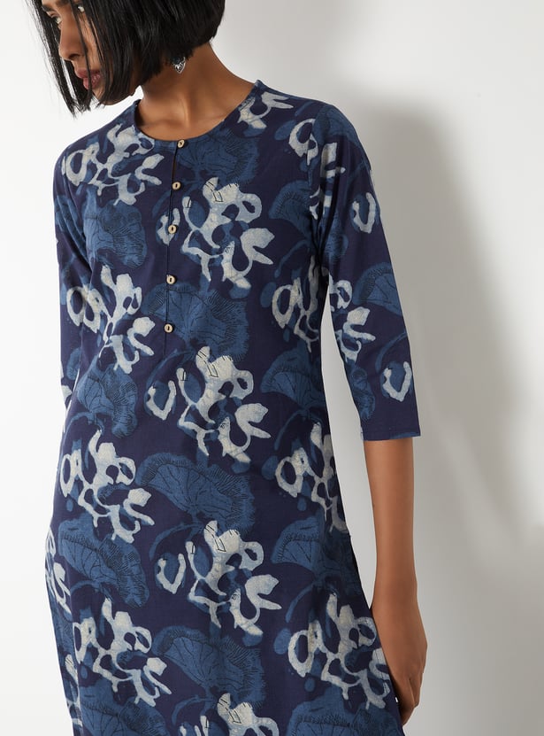 Women Printed Straight Kurta