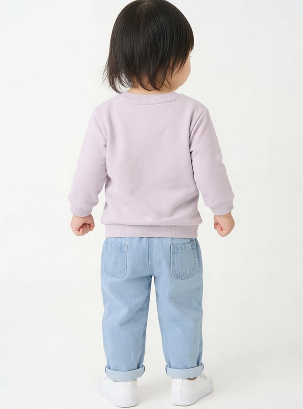 Girls Embroidered Jeans