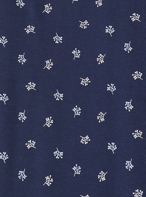 Women Printed Night Gown