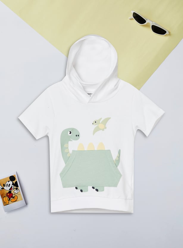 Boys Printed Shorts Set